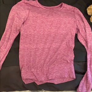 Purple/pink lululemon long sleeve